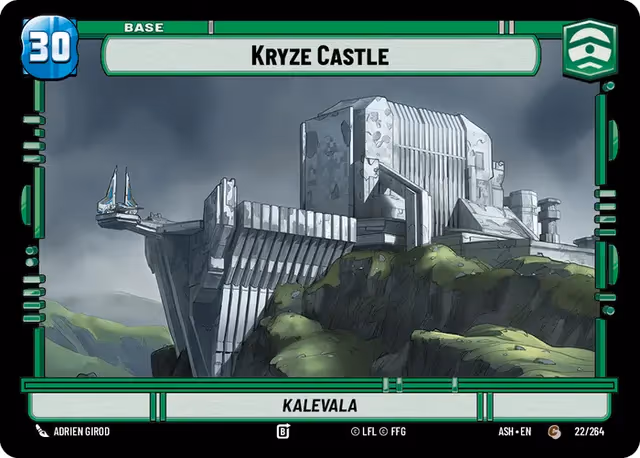 Kryze Castle - Kalevala ASH-022 Star Wars Unlimited card