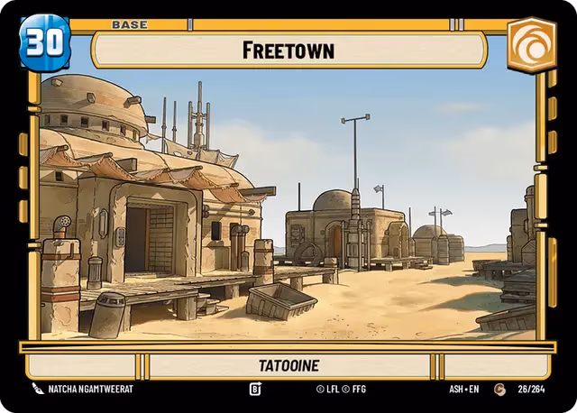 Freetown - Tatooine ASH-026 Star Wars Unlimited card