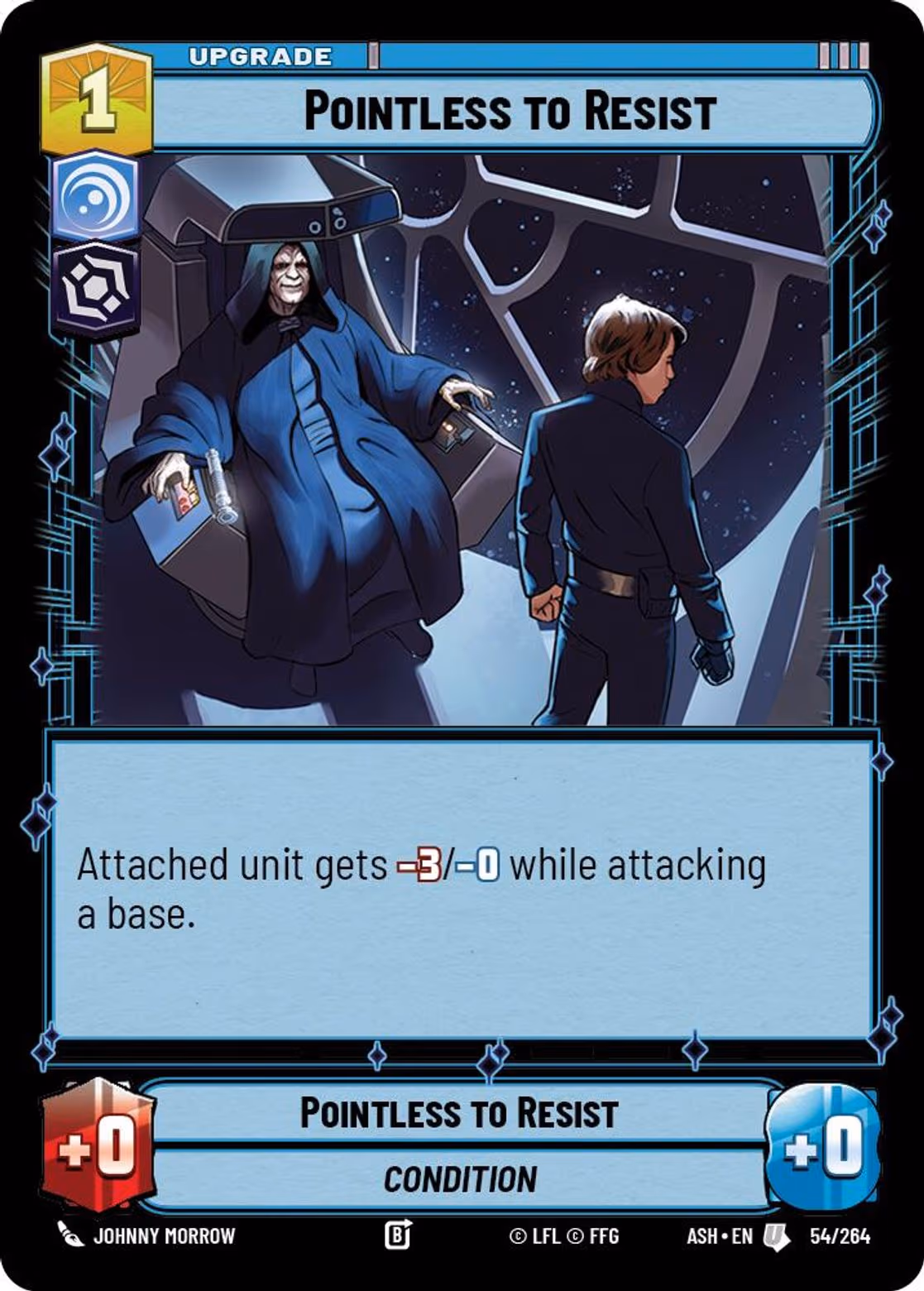 Pointless to Resist ASH-054 Star Wars Unlimited card
