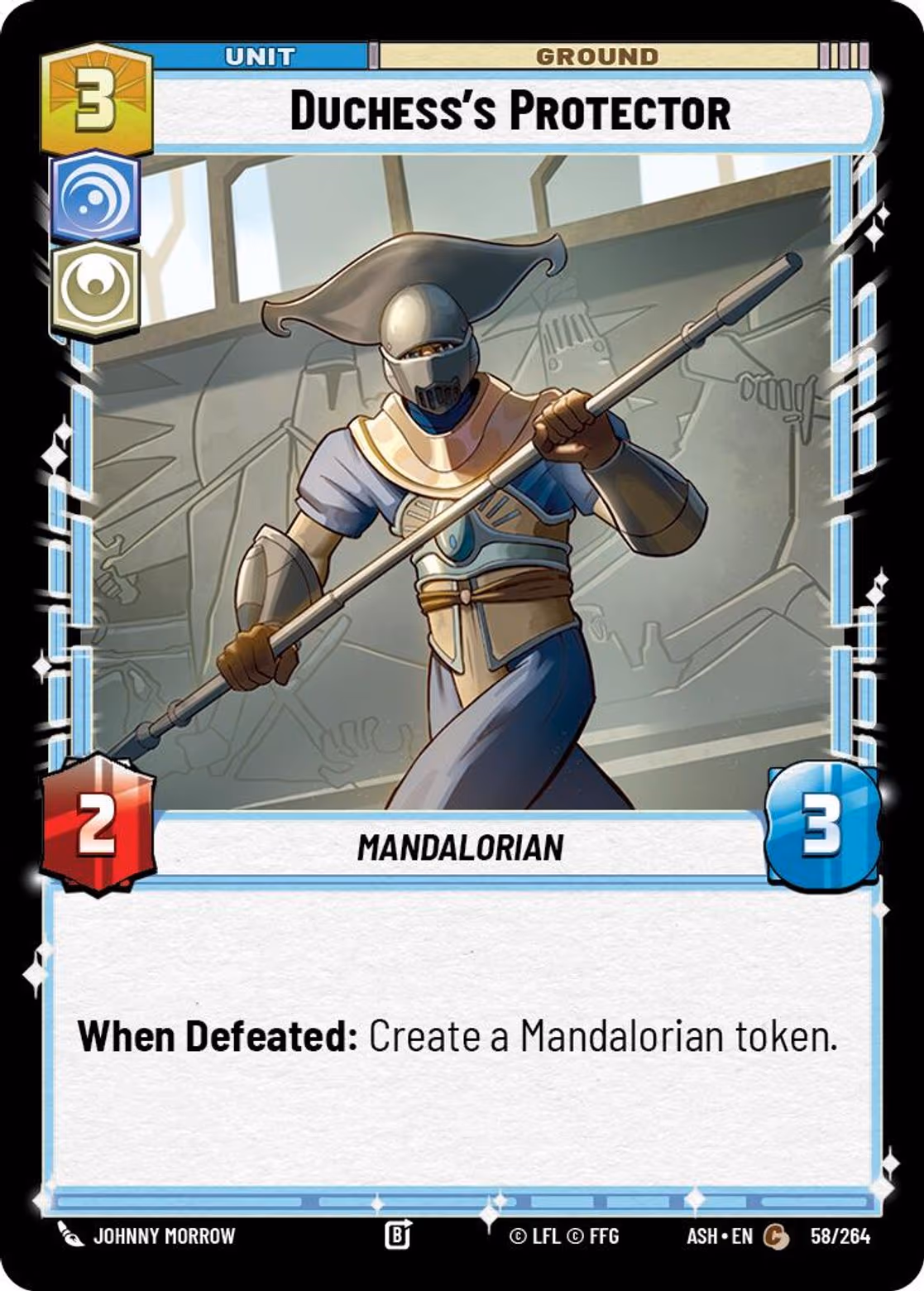 Duchess's Protector ASH-058 Star Wars Unlimited card