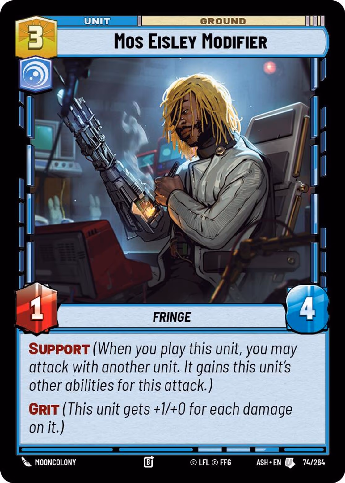 Mos Eisley Modifier ASH-074 Star Wars Unlimited card