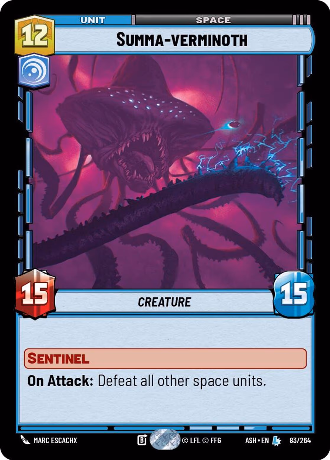Summa-verminoth ASH-083 Star Wars Unlimited card