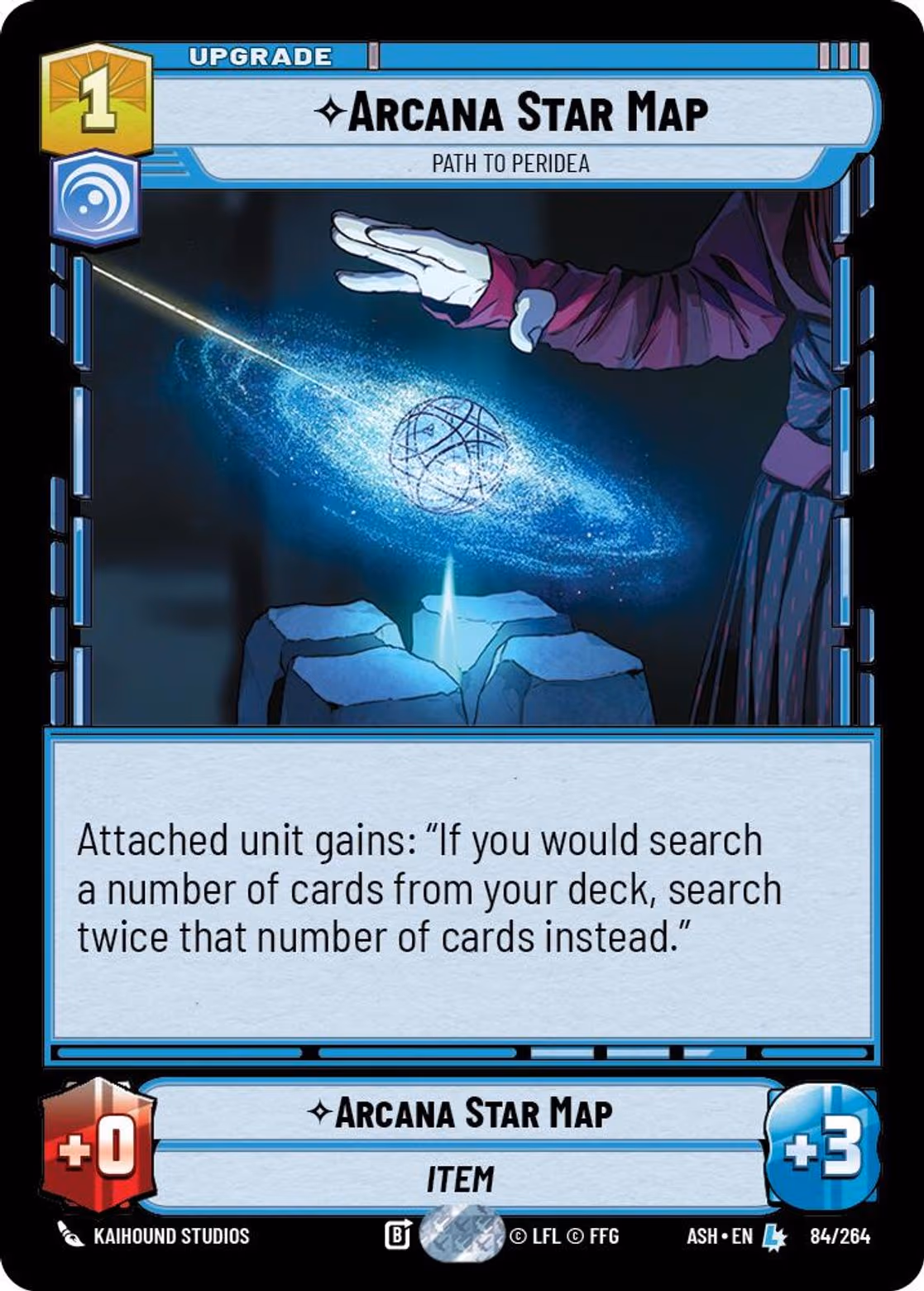 Arcana Star Map - Path to Peridea ASH-084 Star Wars Unlimited card