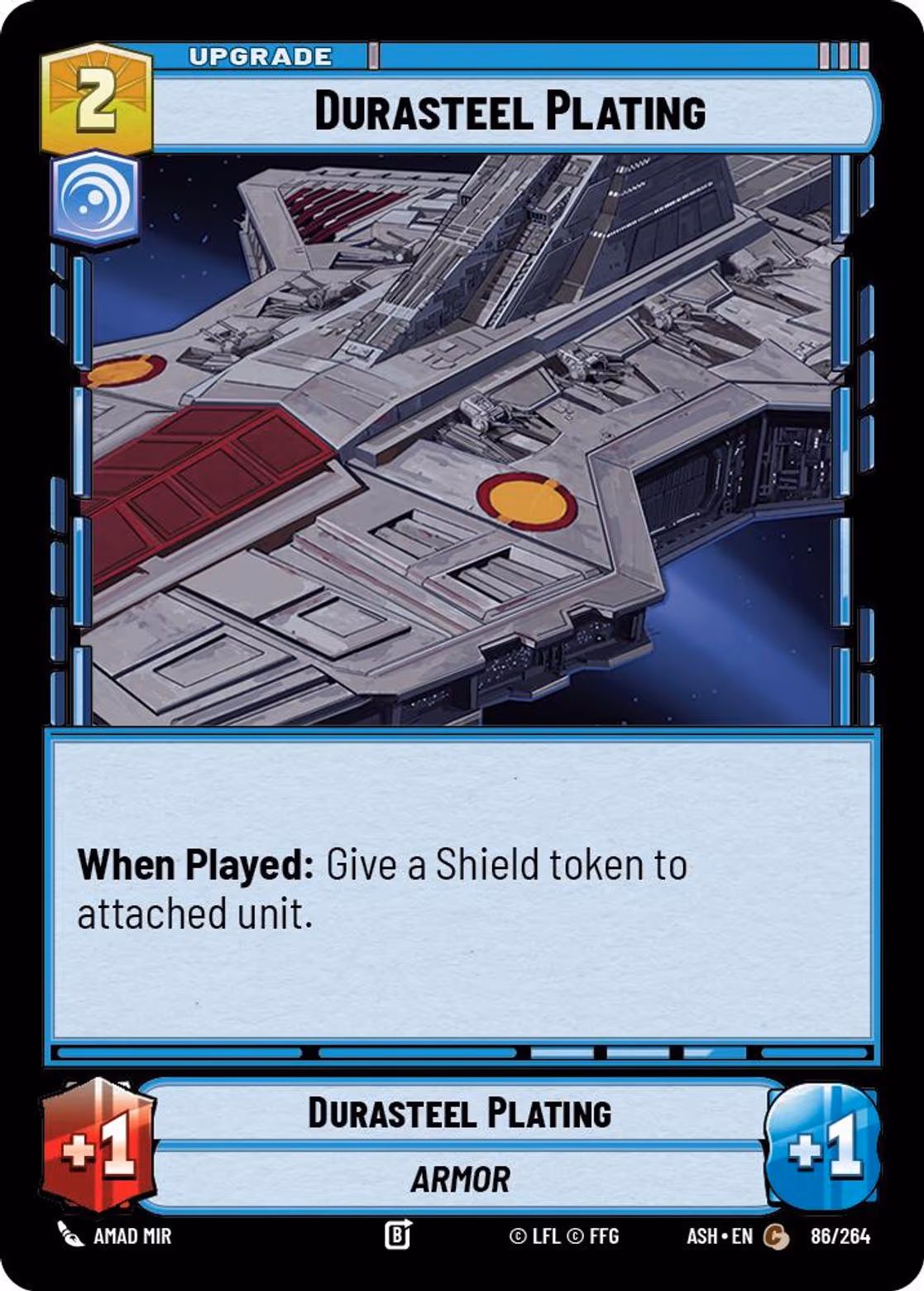 Durasteel Plating ASH-086 Star Wars Unlimited card