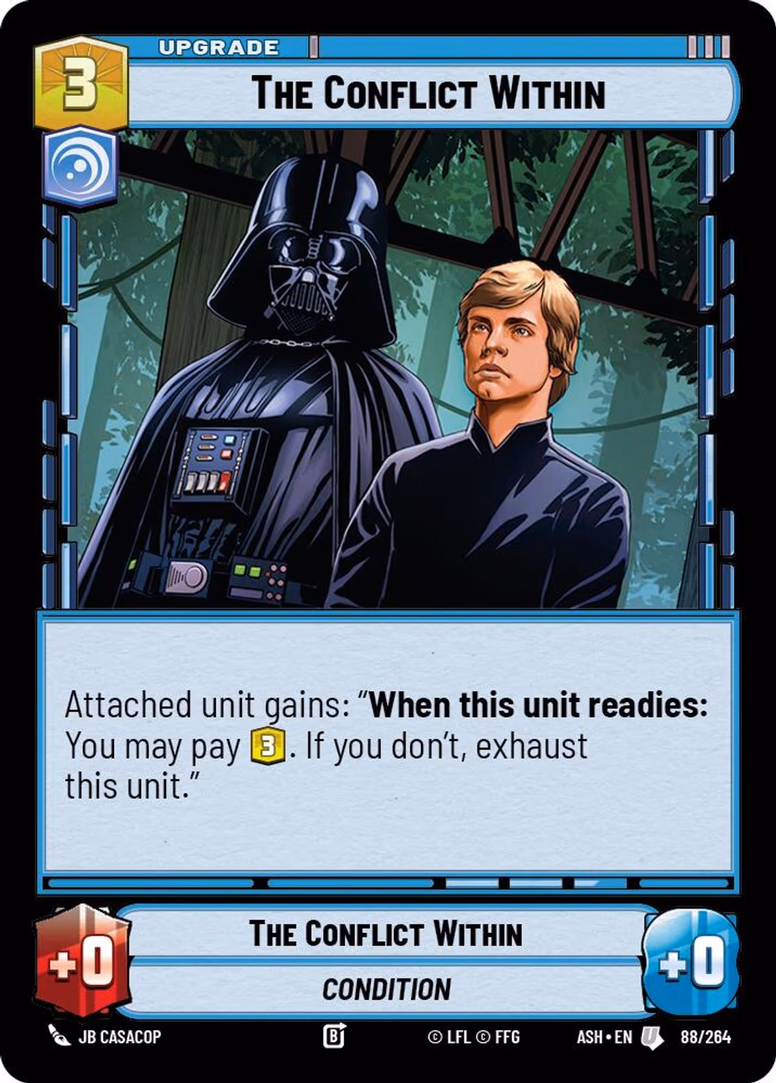 The Conflict Within ASH-088 Star Wars Unlimited card