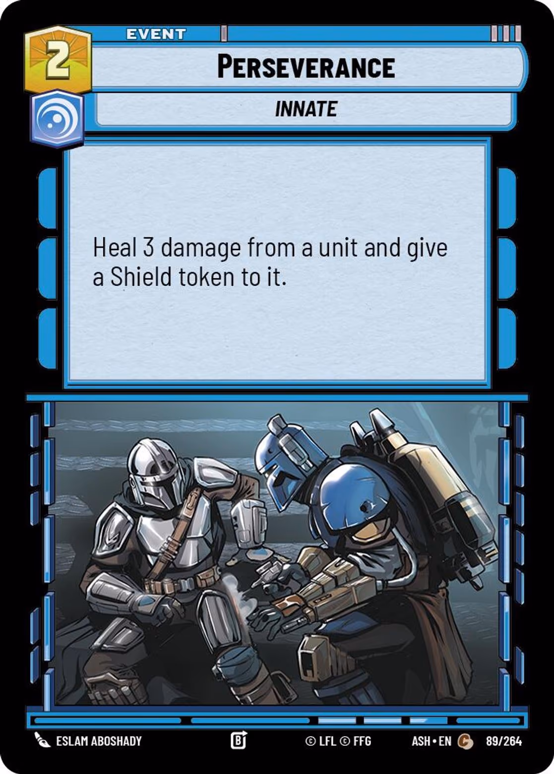 Perserverance ASH-089 Star Wars Unlimited card