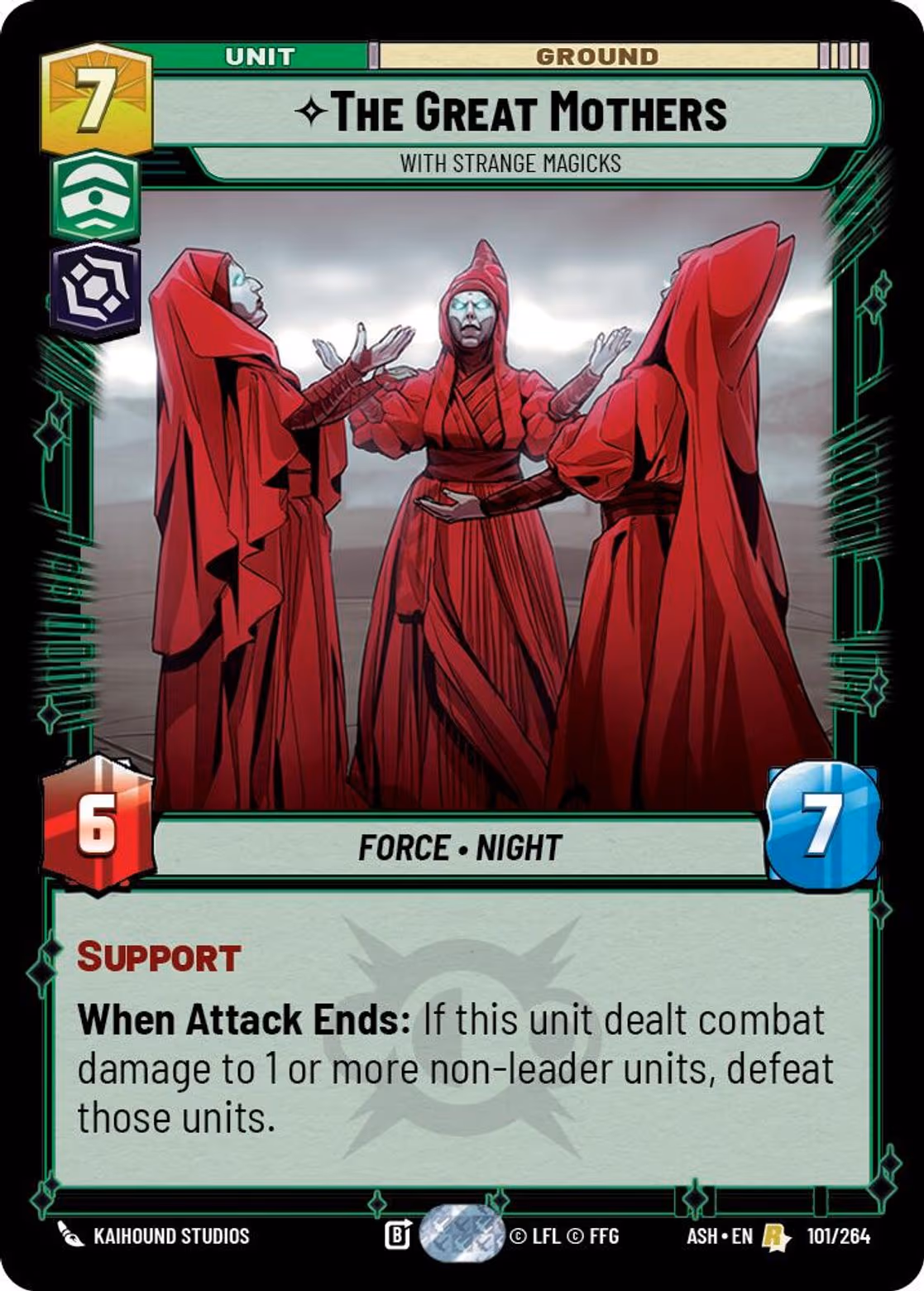 The Great Mothers - With Strange Magicks ASH-101 Star Wars Unlimited card