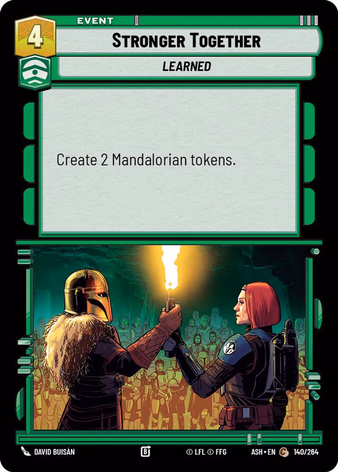 Stronger Together ASH-140 Star Wars Unlimited card