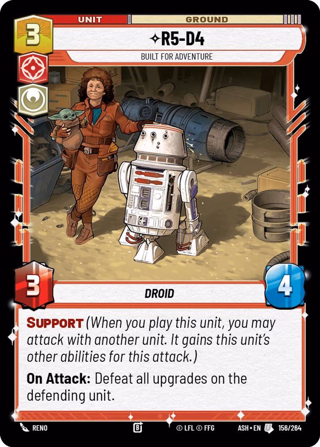 R5-D4 - Built for Adventure ASH-156 Star Wars Unlimited card