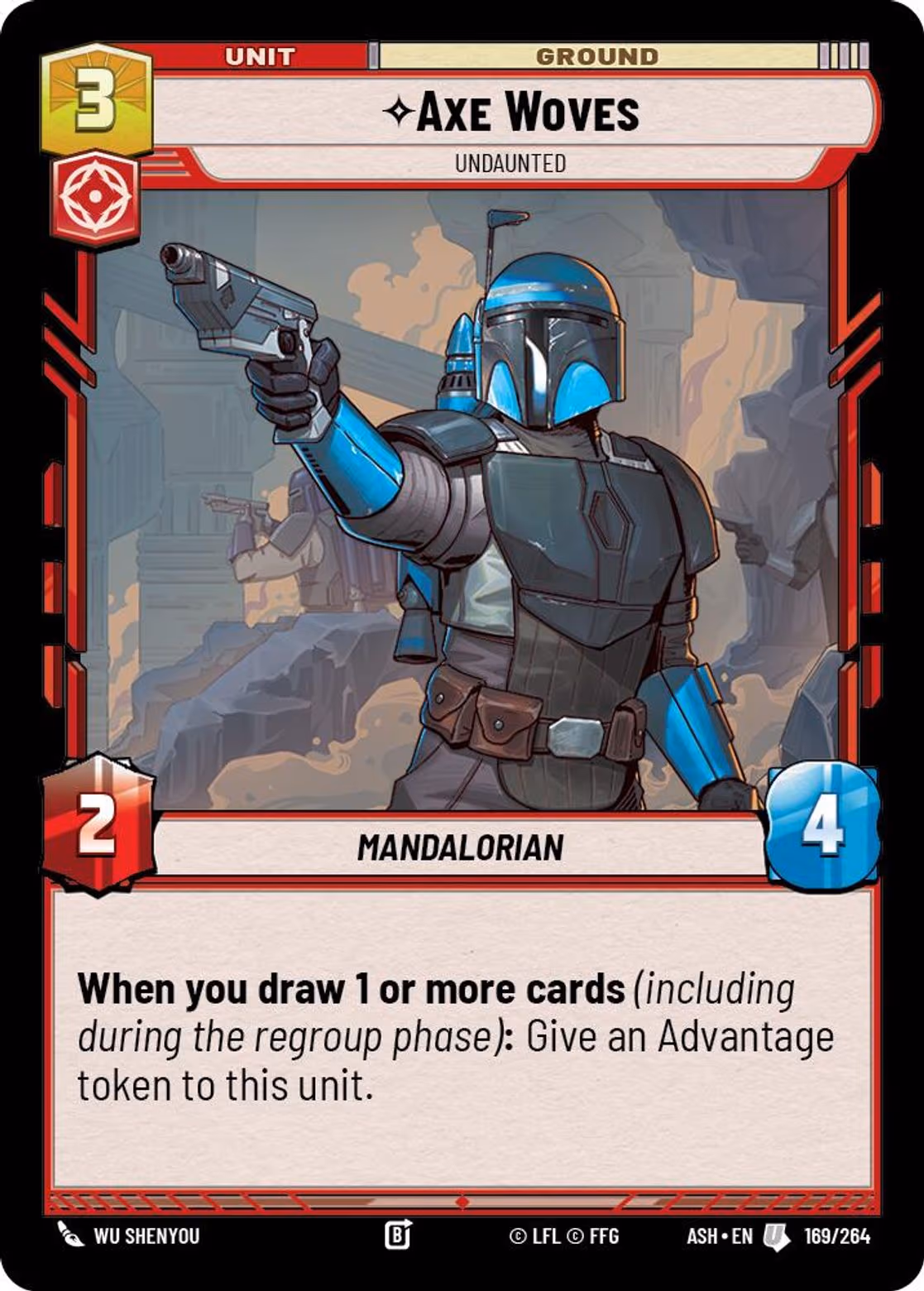 Axe Woves - Undaunted ASH-169 Star Wars Unlimited card