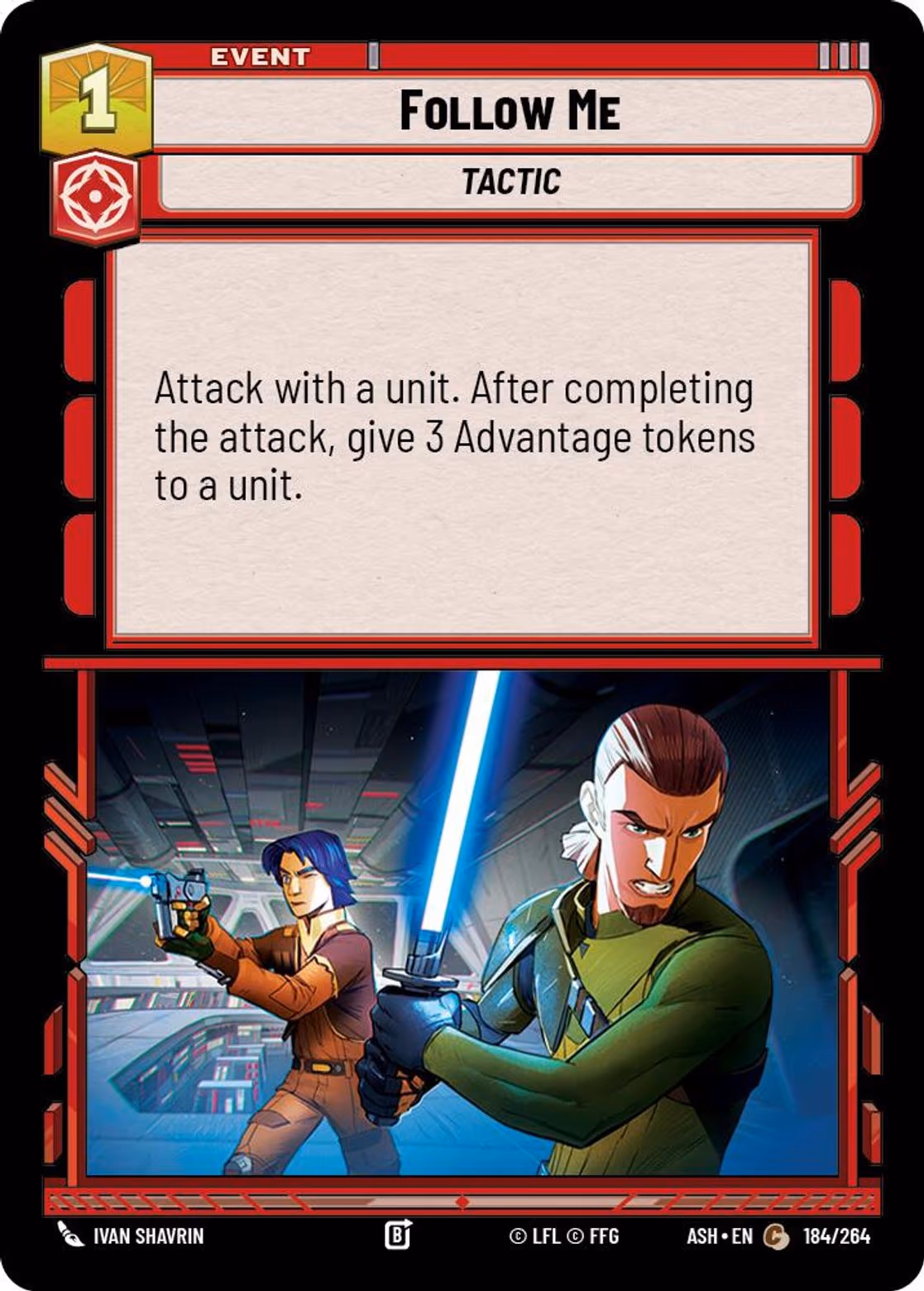 Follow Me ASH-184 Star Wars Unlimited card