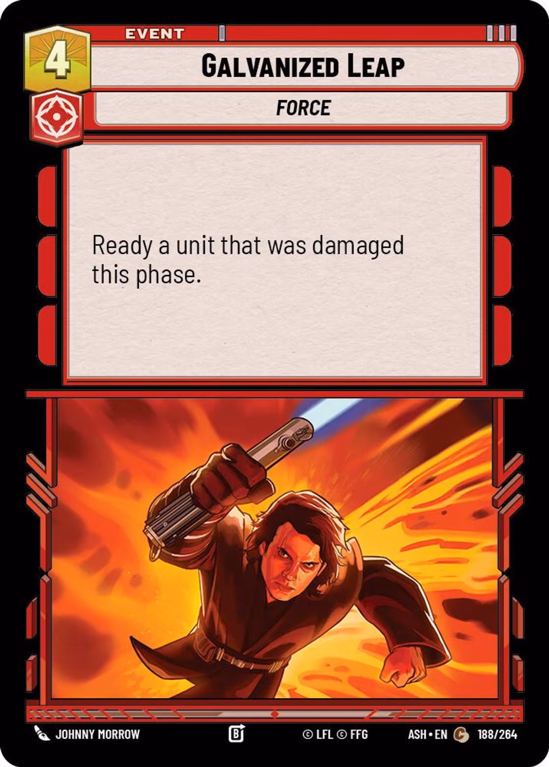 Galvanized Leap ASH-188 Star Wars Unlimited card