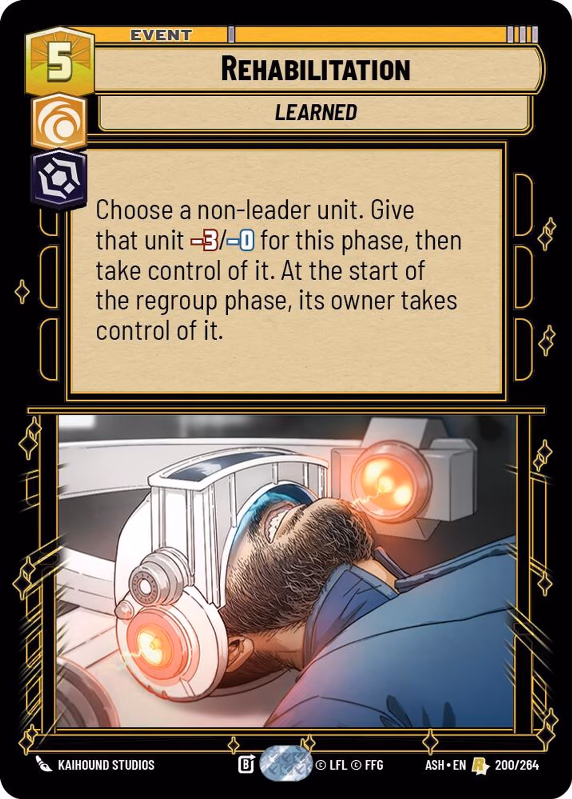 Rehabilitation ASH-200 Star Wars Unlimited card