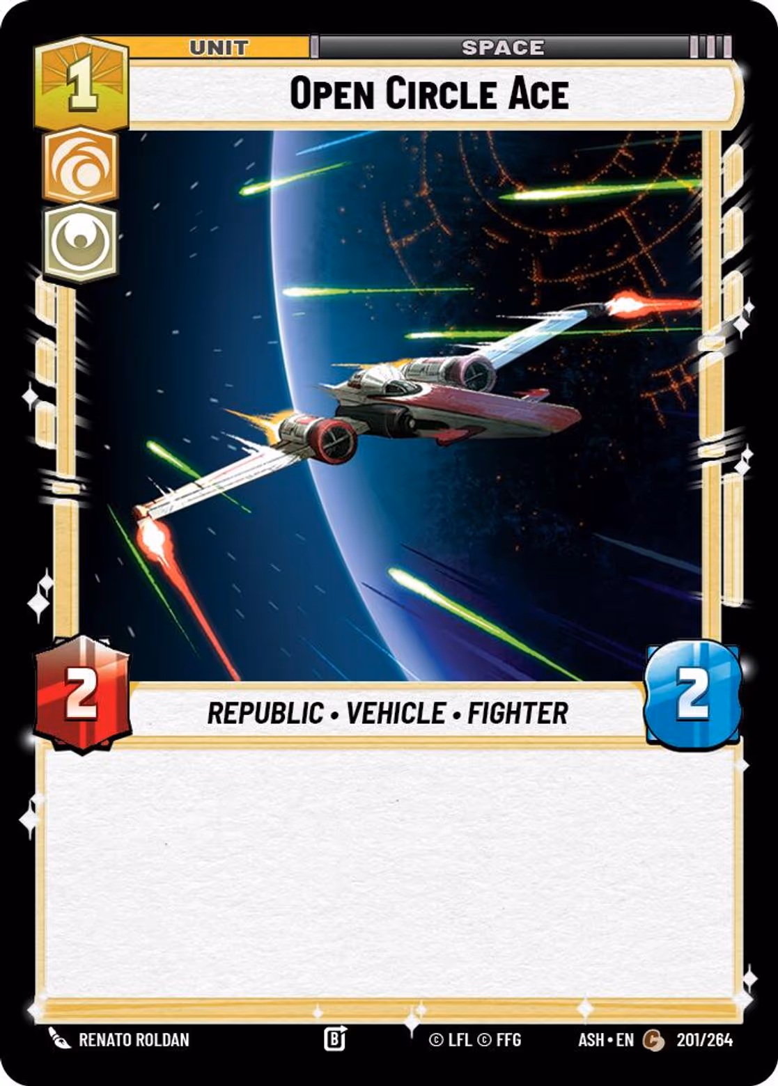 Open Circle Ace ASH-201 Star Wars Unlimited card