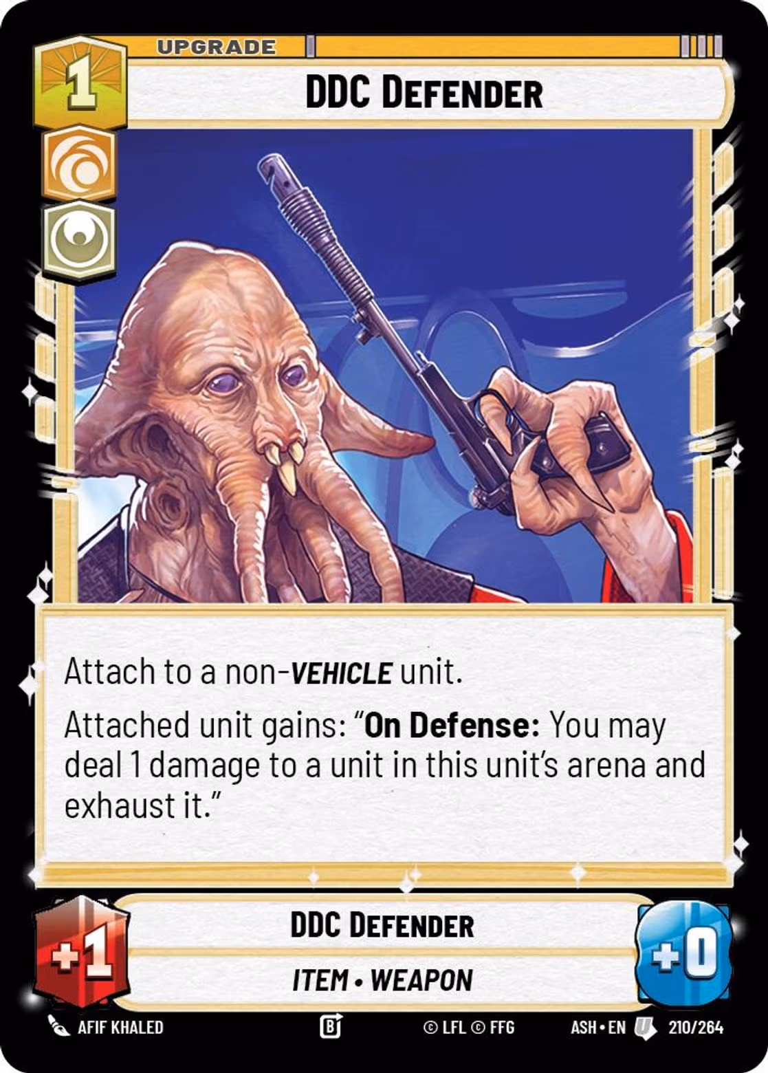DDC Defender ASH-210 Star Wars Unlimited card