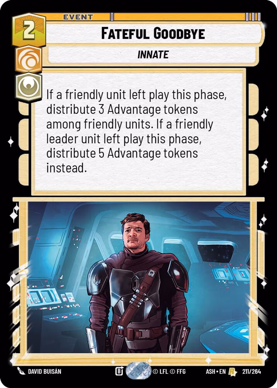 Fateful Goodbye ASH-211 Star Wars Unlimited card