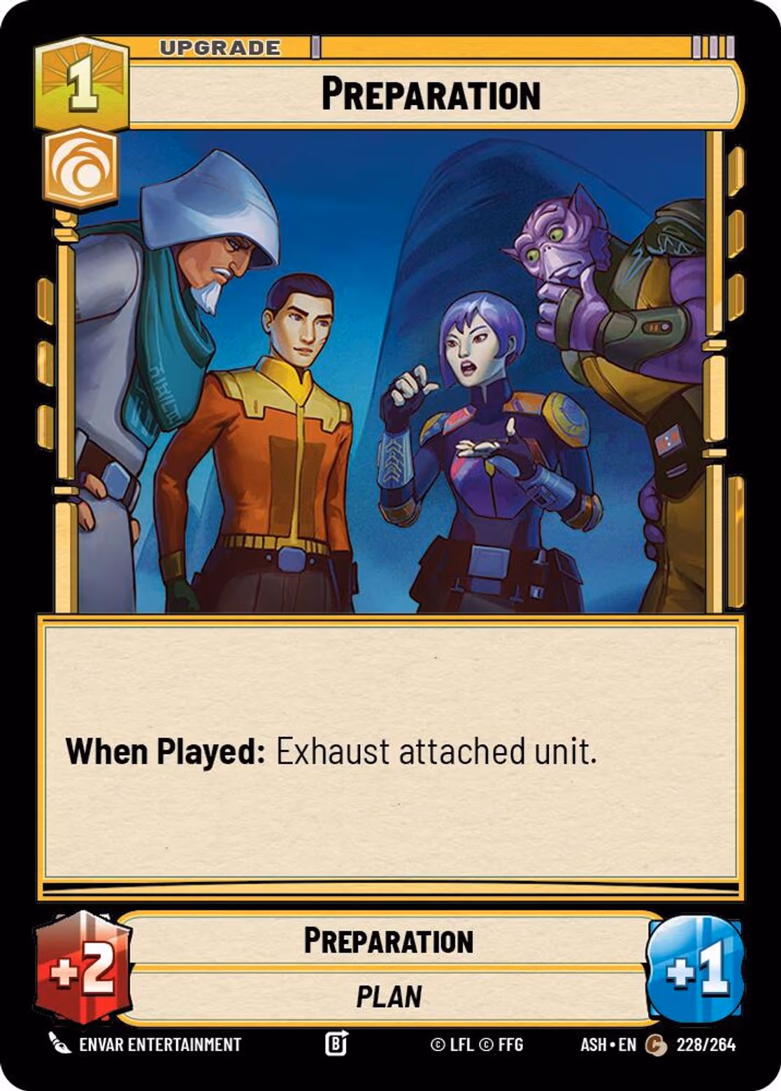 Preparation ASH-228 Star Wars Unlimited card