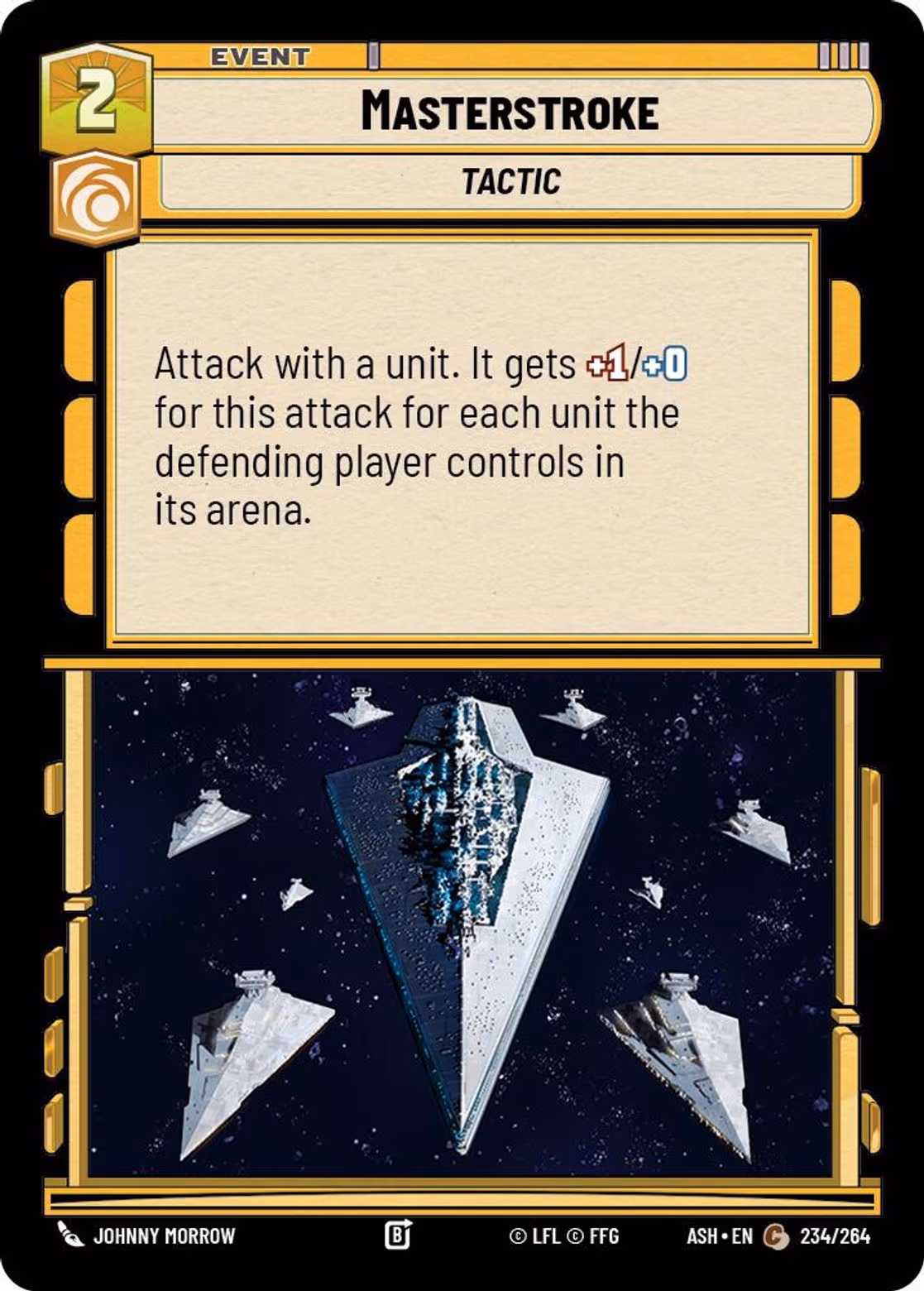 Masterstroke ASH-234 Star Wars Unlimited card