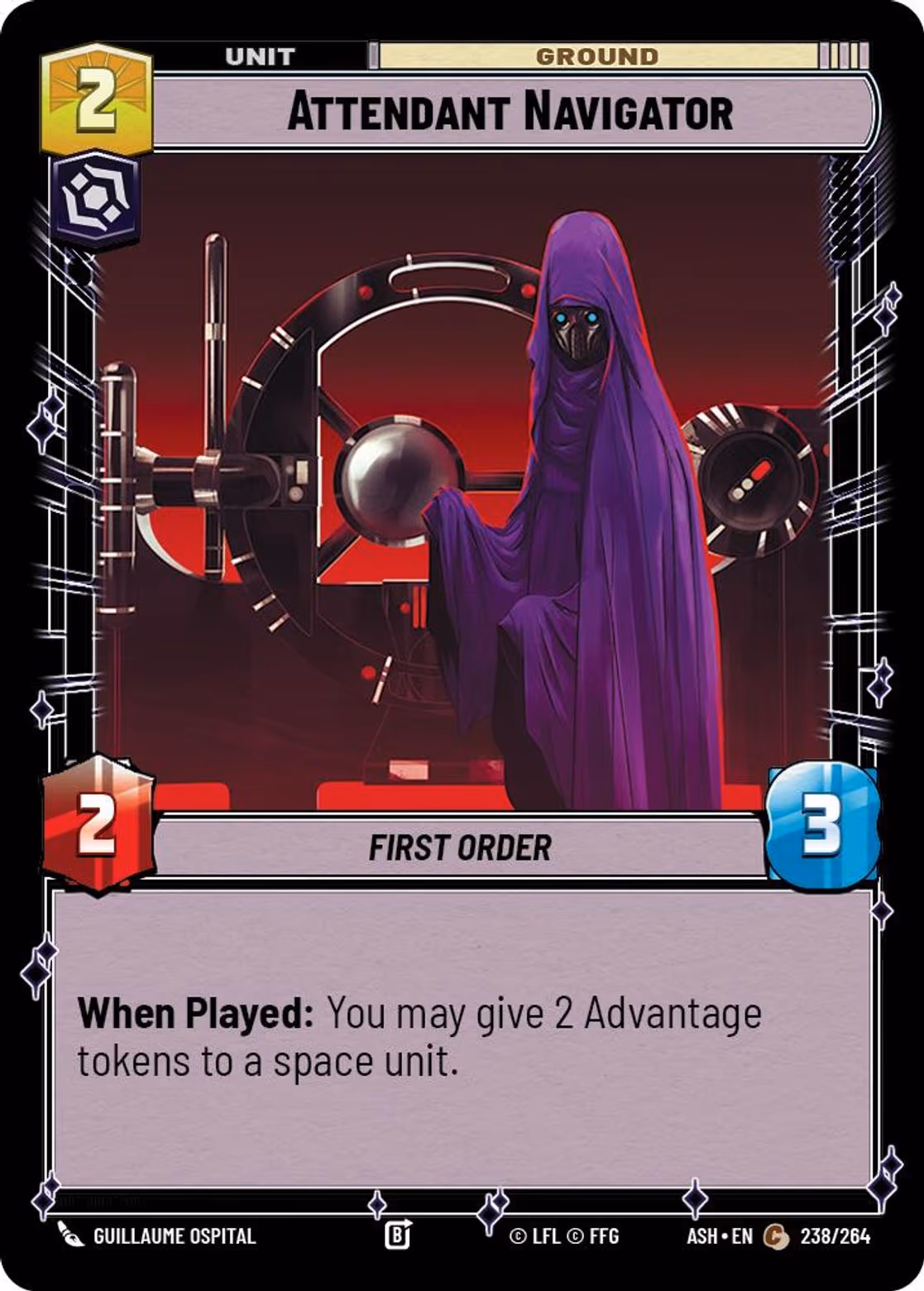 Attendant Navigator ASH-238 Star Wars Unlimited card