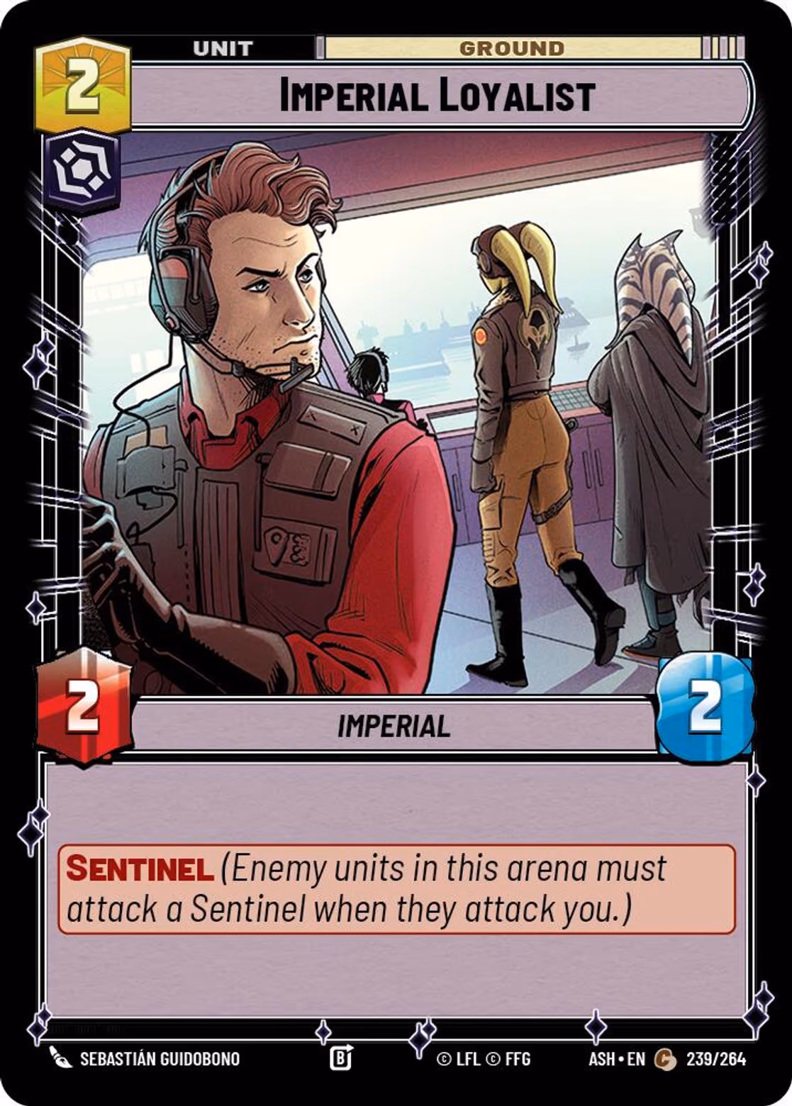 Imperial Loyalist ASH-239 Star Wars Unlimited card