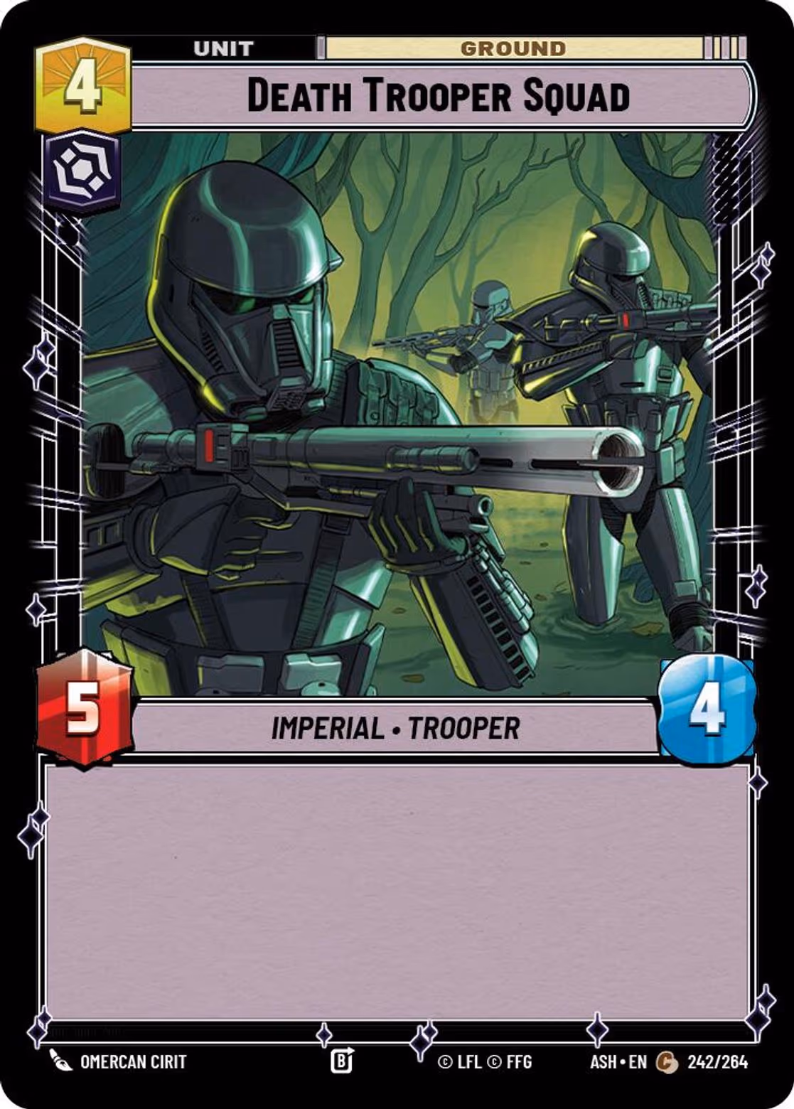 Death Trooper Squad ASH-242 Star Wars Unlimited card