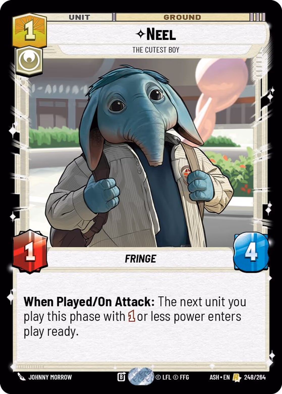 Neel - The Cutest Boy ASH-248 Star Wars Unlimited card