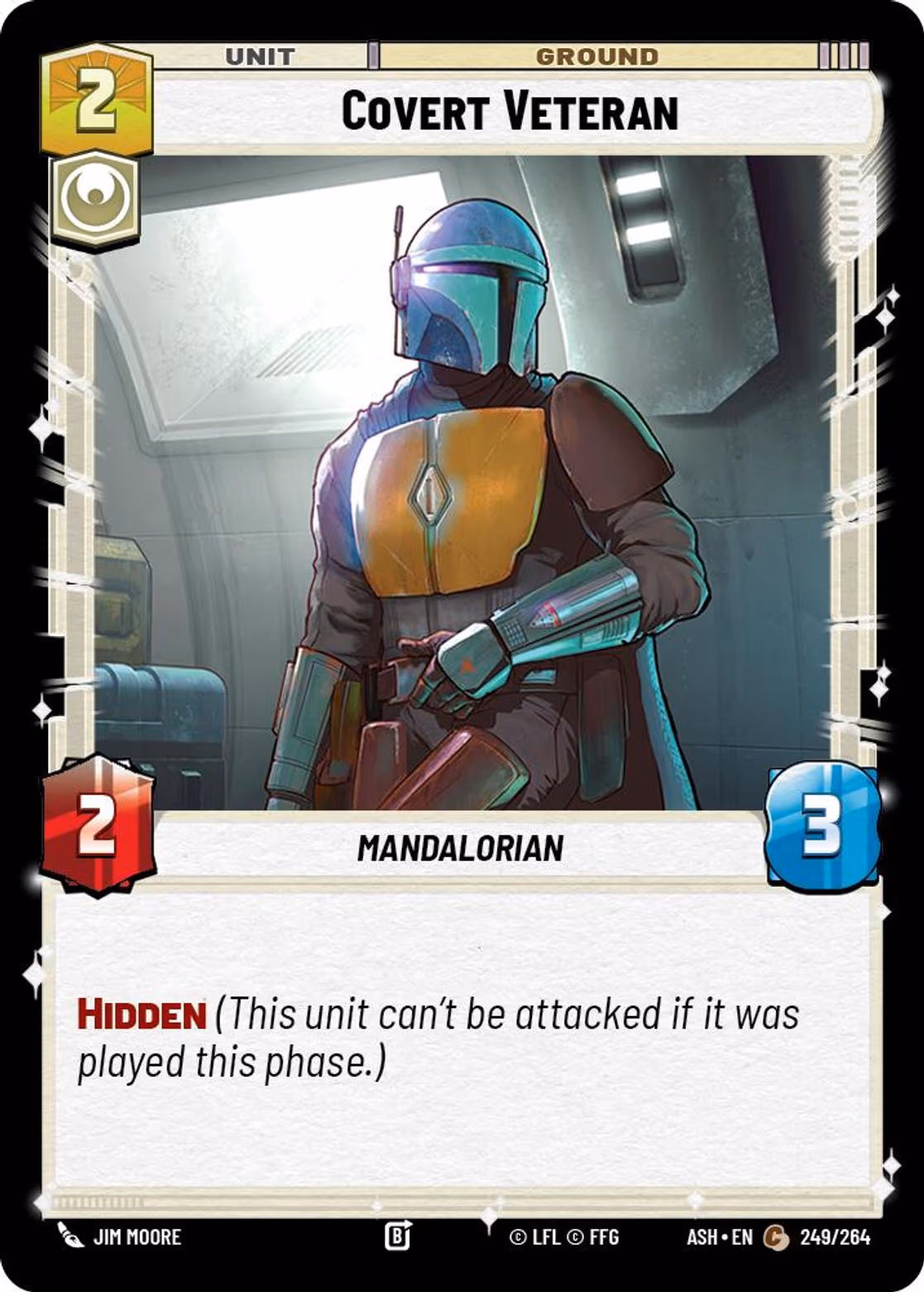 Covert Veteran ASH-249 Star Wars Unlimited card