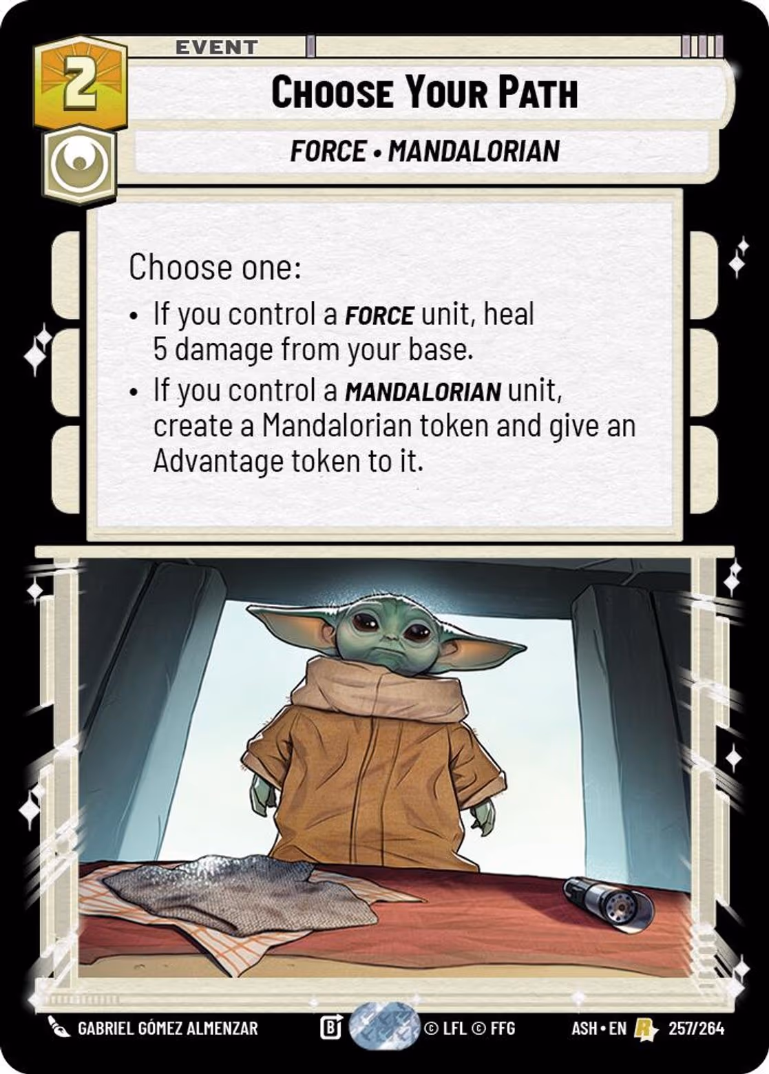 Choose Your Path ASH-257 Star Wars Unlimited card