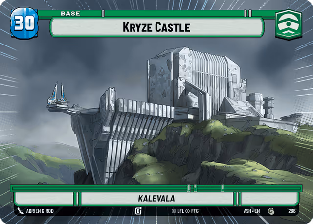Kryze Castle - Kalevala ASH-286 Hyperspace Star Wars Unlimited card