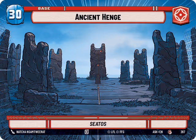 Ancient Henge - Seatos ASH-287 Hyperspace Star Wars Unlimited card