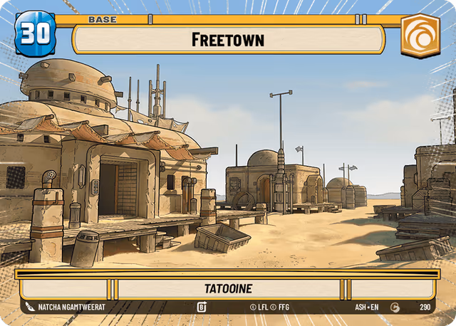 Freetown - Tatooine ASH-290 Hyperspace Star Wars Unlimited card