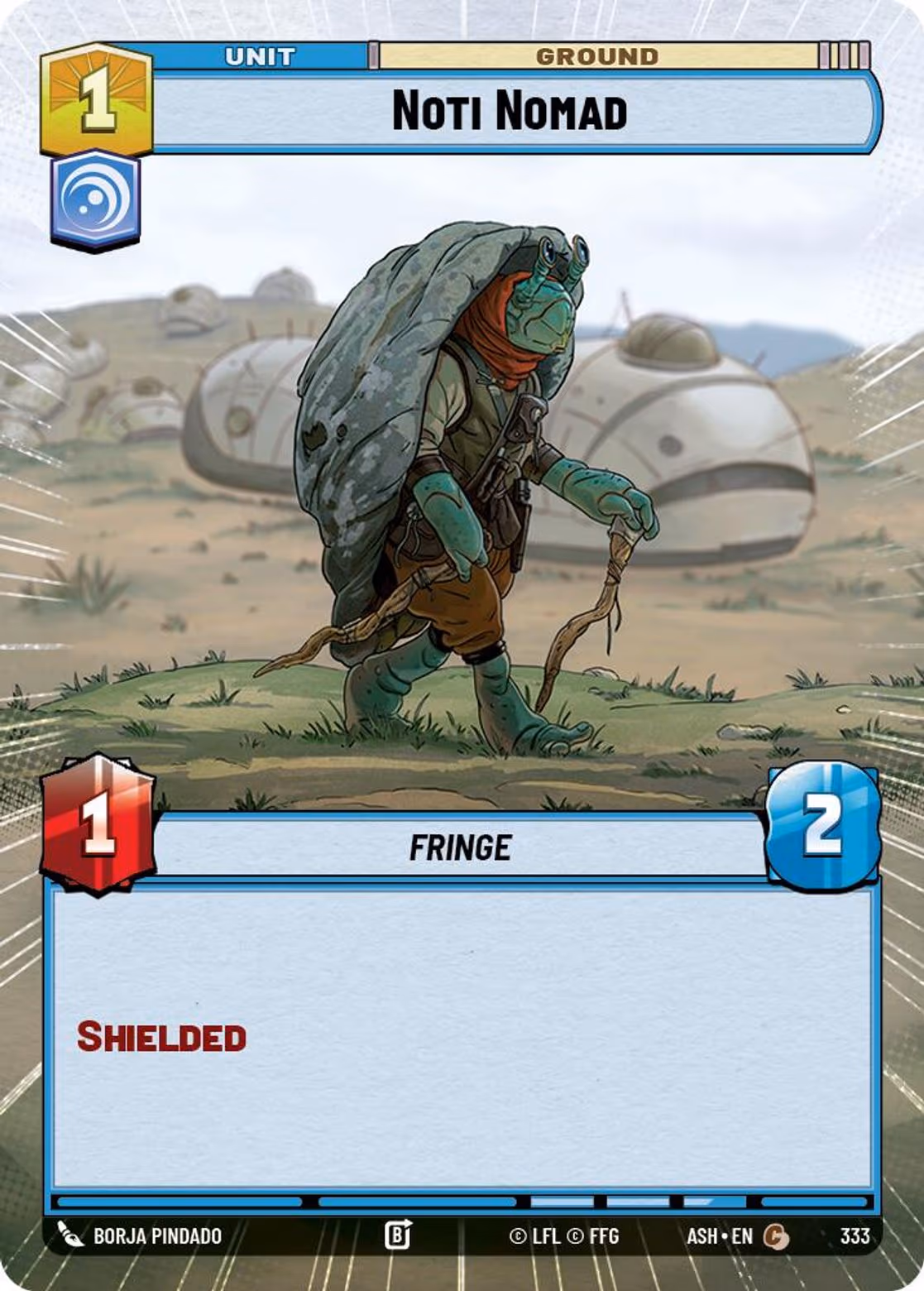 Noti Nomad ASH-333 Hyperspace Star Wars Unlimited card