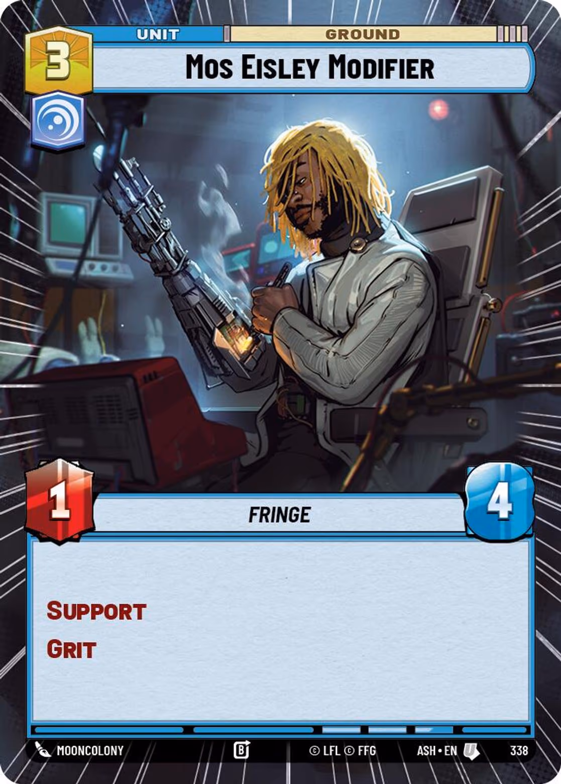 Mos Eisley Modifier ASH-338 Hyperspace Star Wars Unlimited card