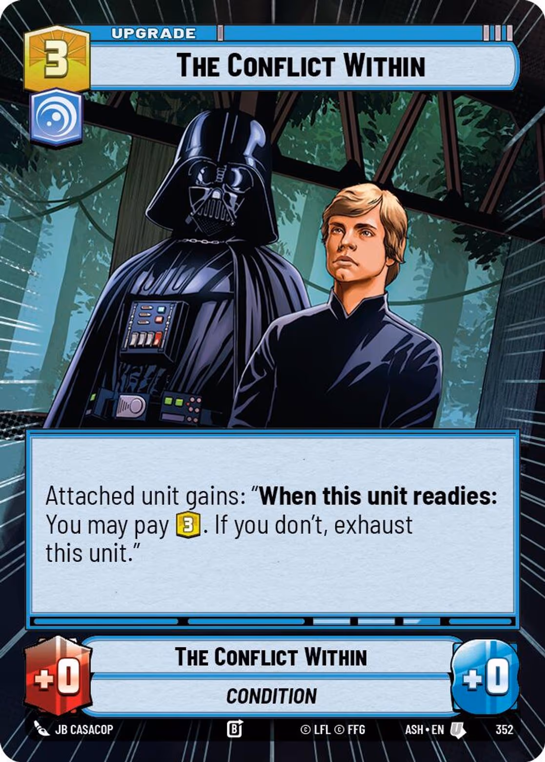 The Conflict Within ASH-352 Hyperspace Star Wars Unlimited card