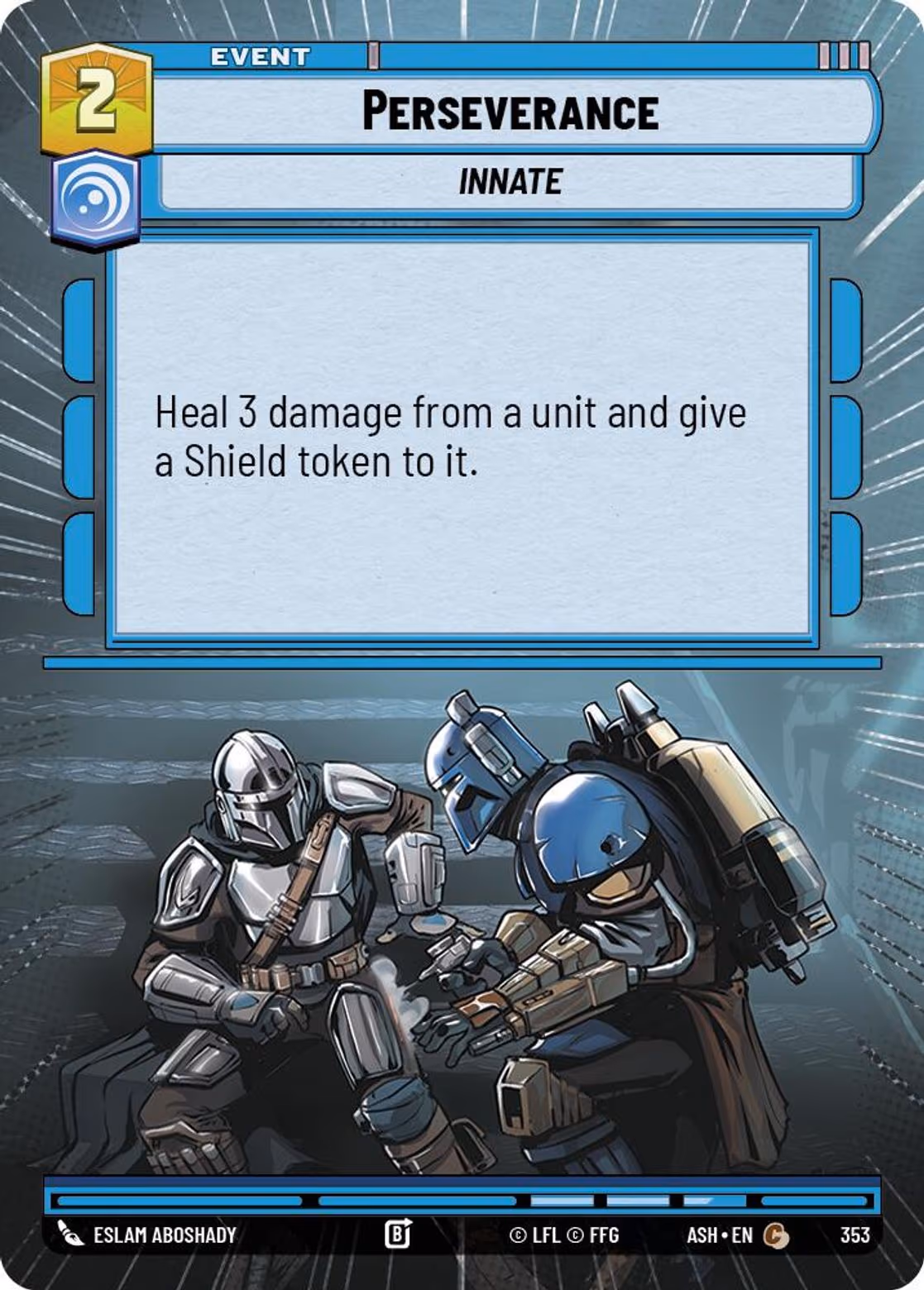 Perserverance ASH-353 Hyperspace Star Wars Unlimited card