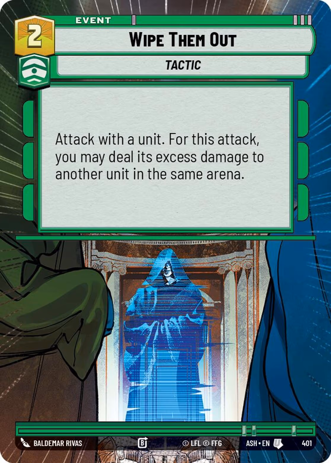 Wipe Them Out ASH-401 Hyperspace Star Wars Unlimited card