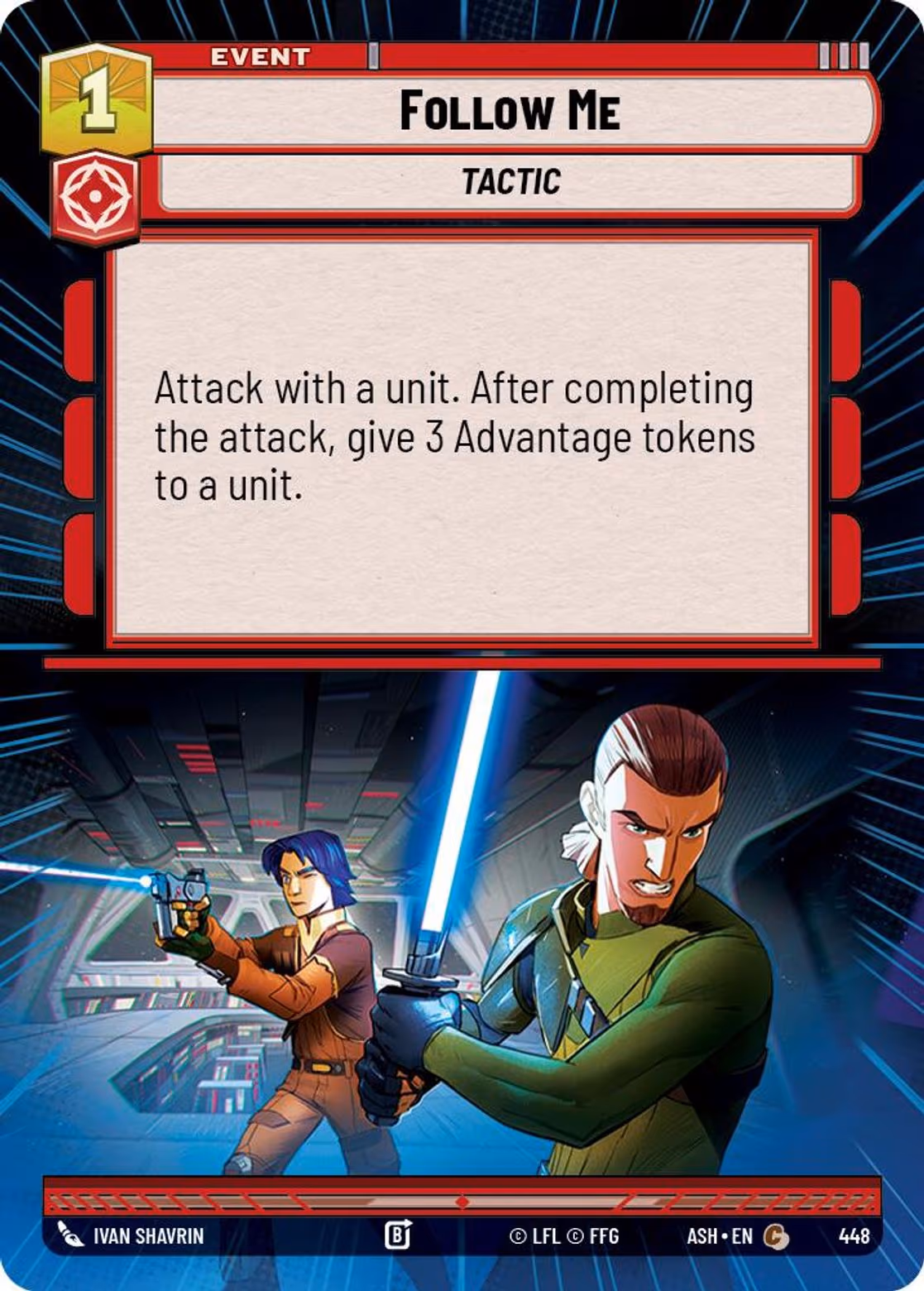 Follow Me ASH-448 Hyperspace Star Wars Unlimited card