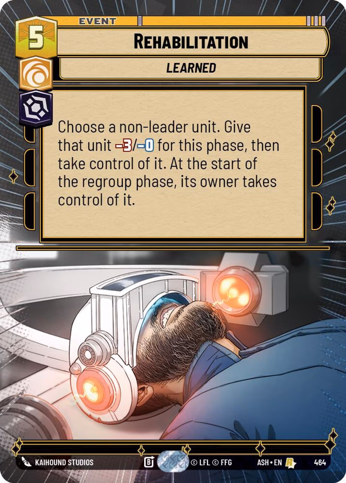 Rehabilitation ASH-464 Hyperspace Star Wars Unlimited card