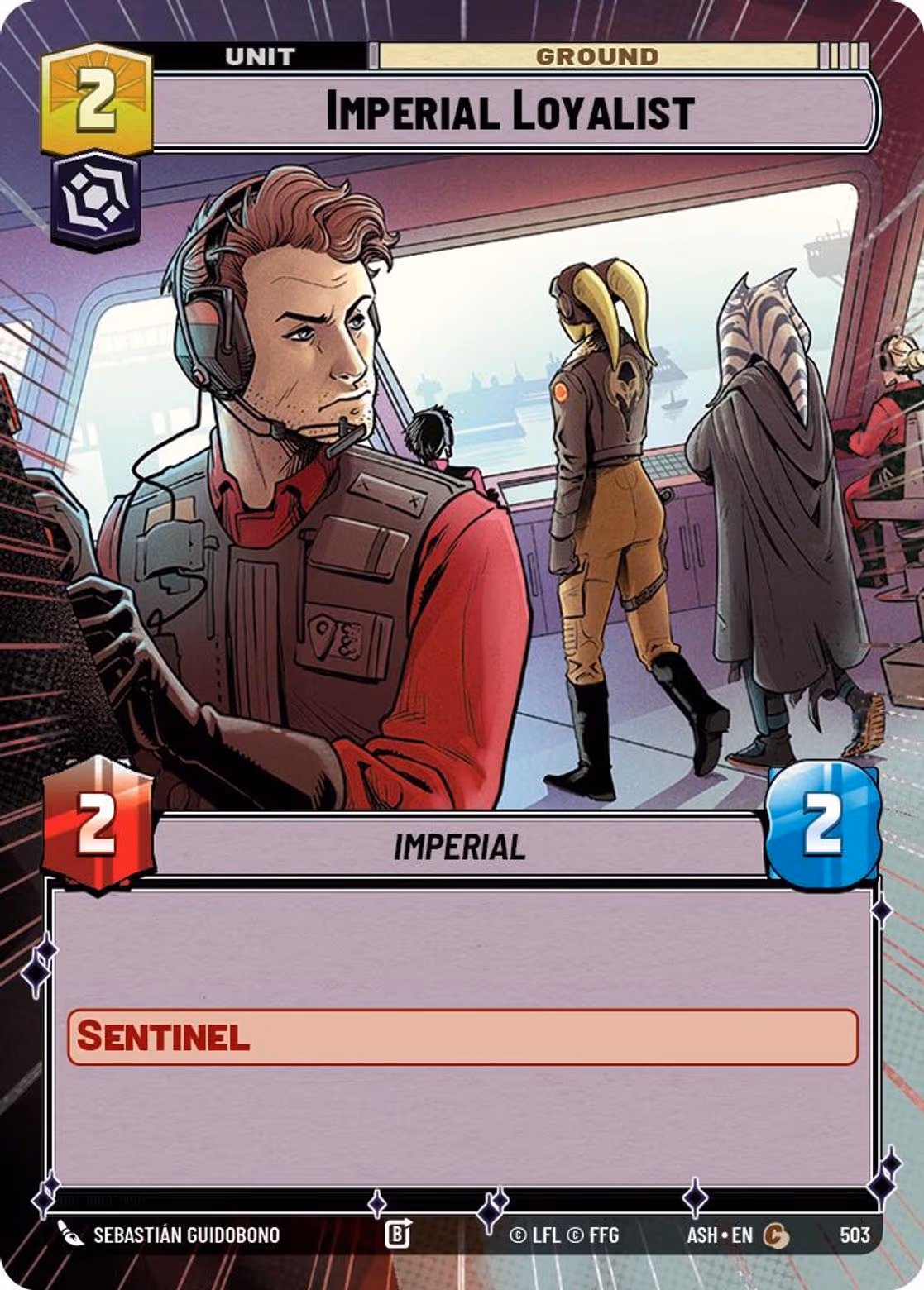 Imperial Loyalist ASH-503 Hyperspace Star Wars Unlimited card