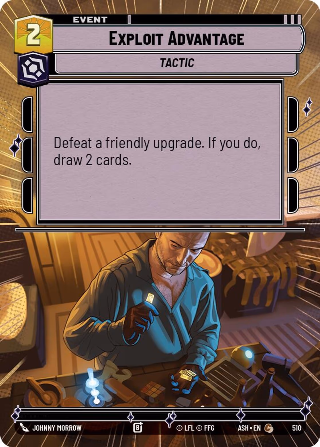 Exploit Advantage ASH-510 Hyperspace Star Wars Unlimited card