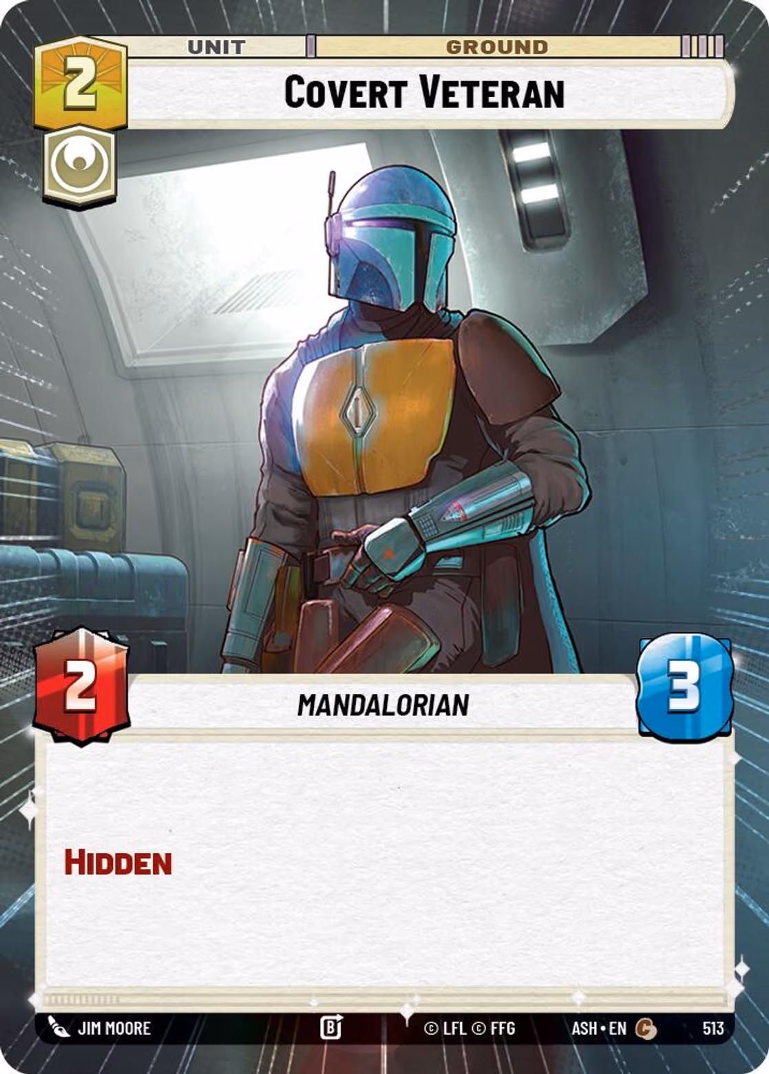 Covert Veteran ASH-513 Hyperspace Star Wars Unlimited card