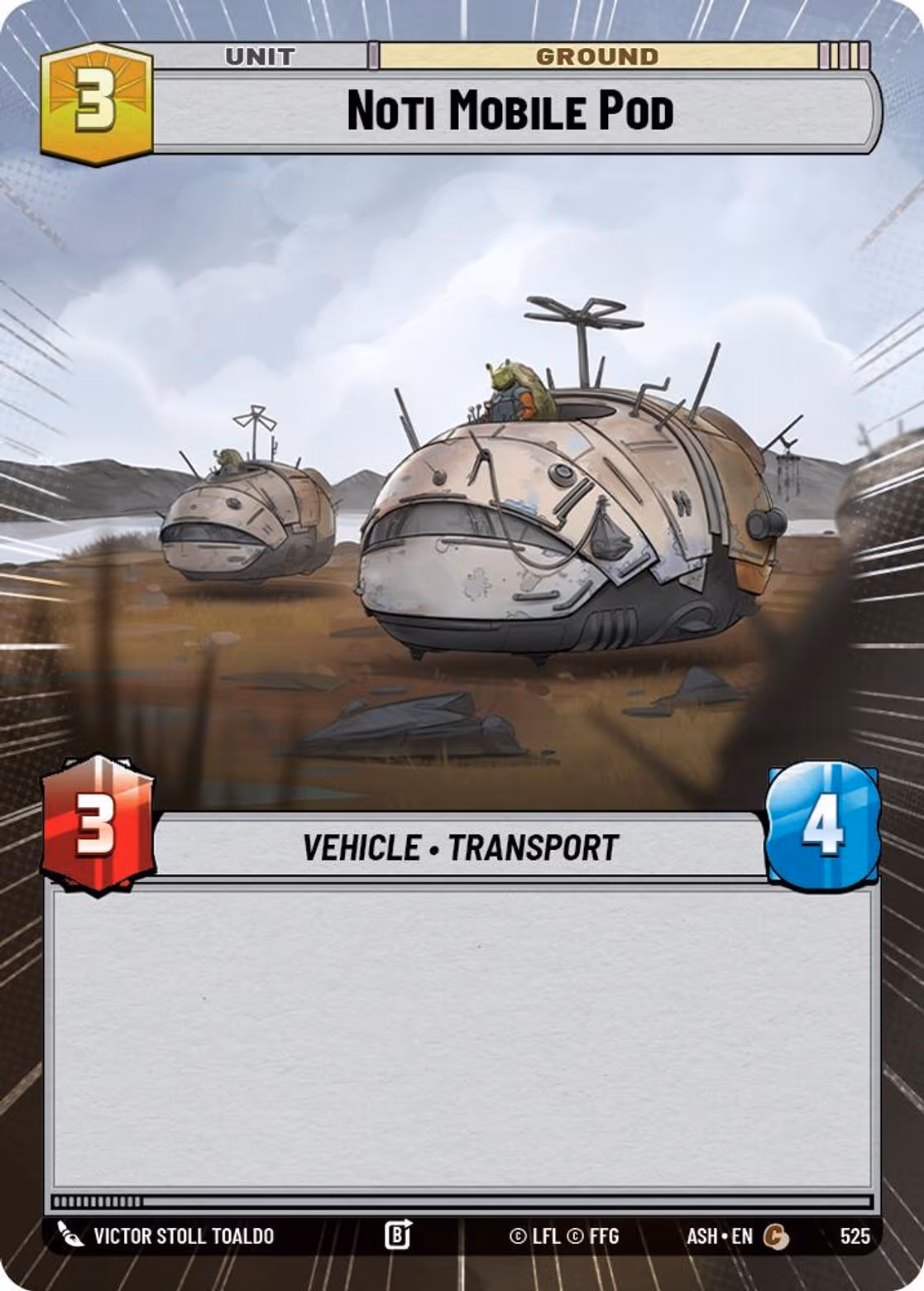 Noti Mobile Pod ASH-525 Hyperspace Star Wars Unlimited card