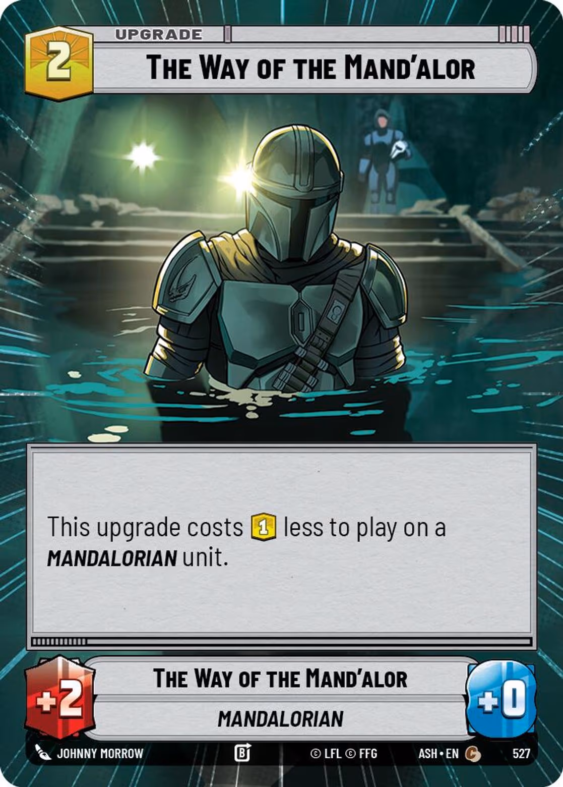 The Way of the Mand'alor ASH-527 Hyperspace Star Wars Unlimited card