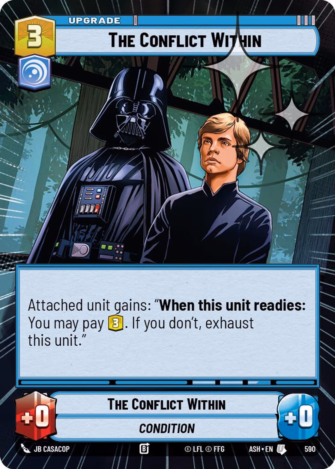 The Conflict Within ASH-590 Hyperspace Foil Star Wars Unlimited card