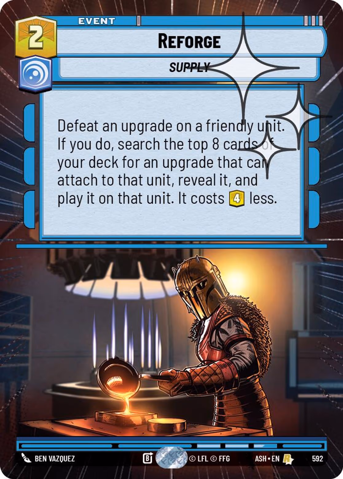 Reforge ASH-592 Hyperspace Foil Star Wars Unlimited card