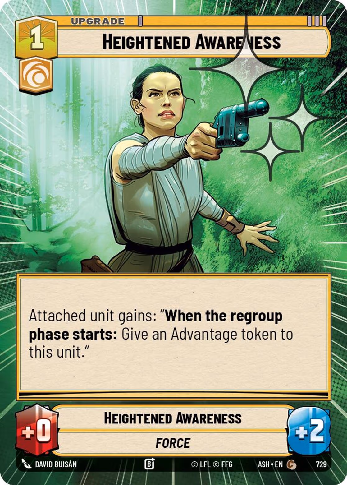 Heightened Awareness ASH-729 Hyperspace Foil Star Wars Unlimited card