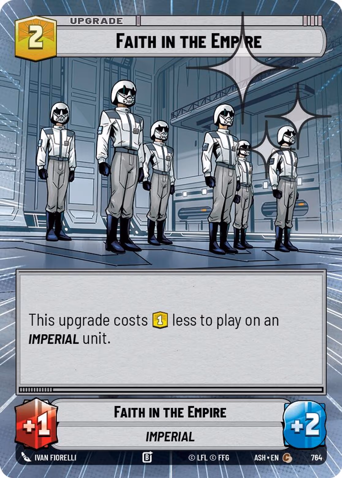 Faith in the Empire ASH-764 Hyperspace Foil Star Wars Unlimited card