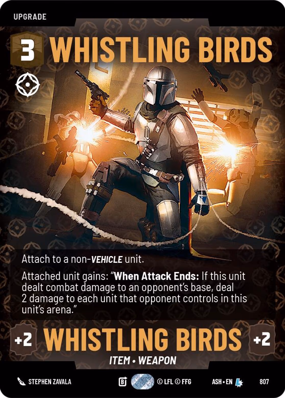 Whistling Birds ASH-807 Prestige Star Wars Unlimited card