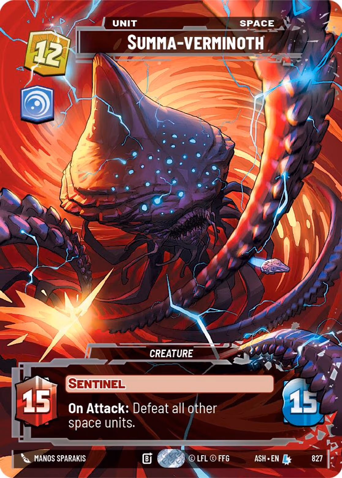 Summa-verminoth ASH-827 Prestige Star Wars Unlimited card