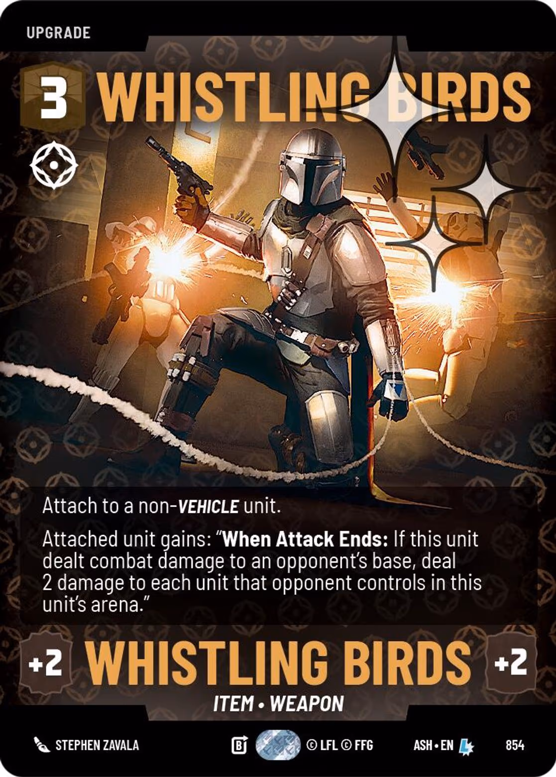 Whistling Birds ASH-854 Prestige Foil Star Wars Unlimited card